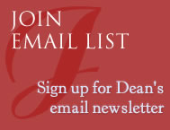Join Email List - sign up for Dean's email newsletter