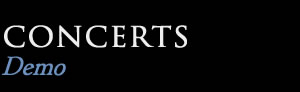Concerts : Demo